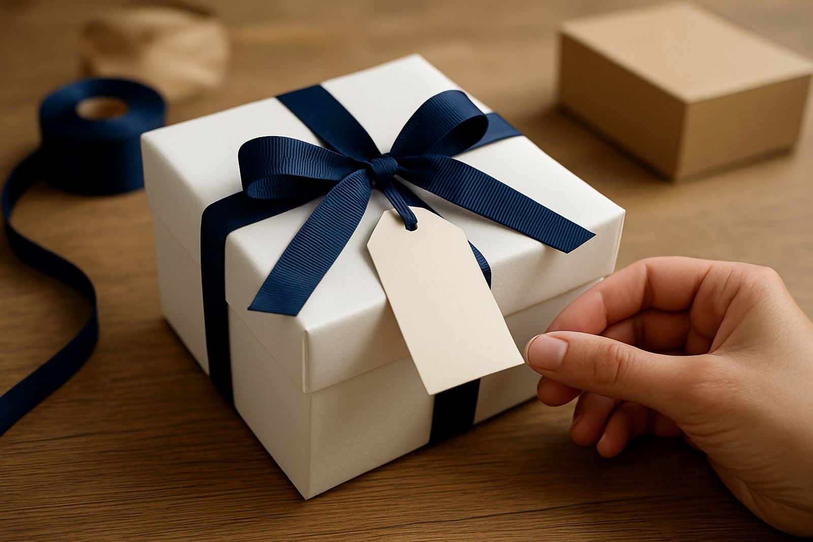 Navy Grosgrain Ribbon