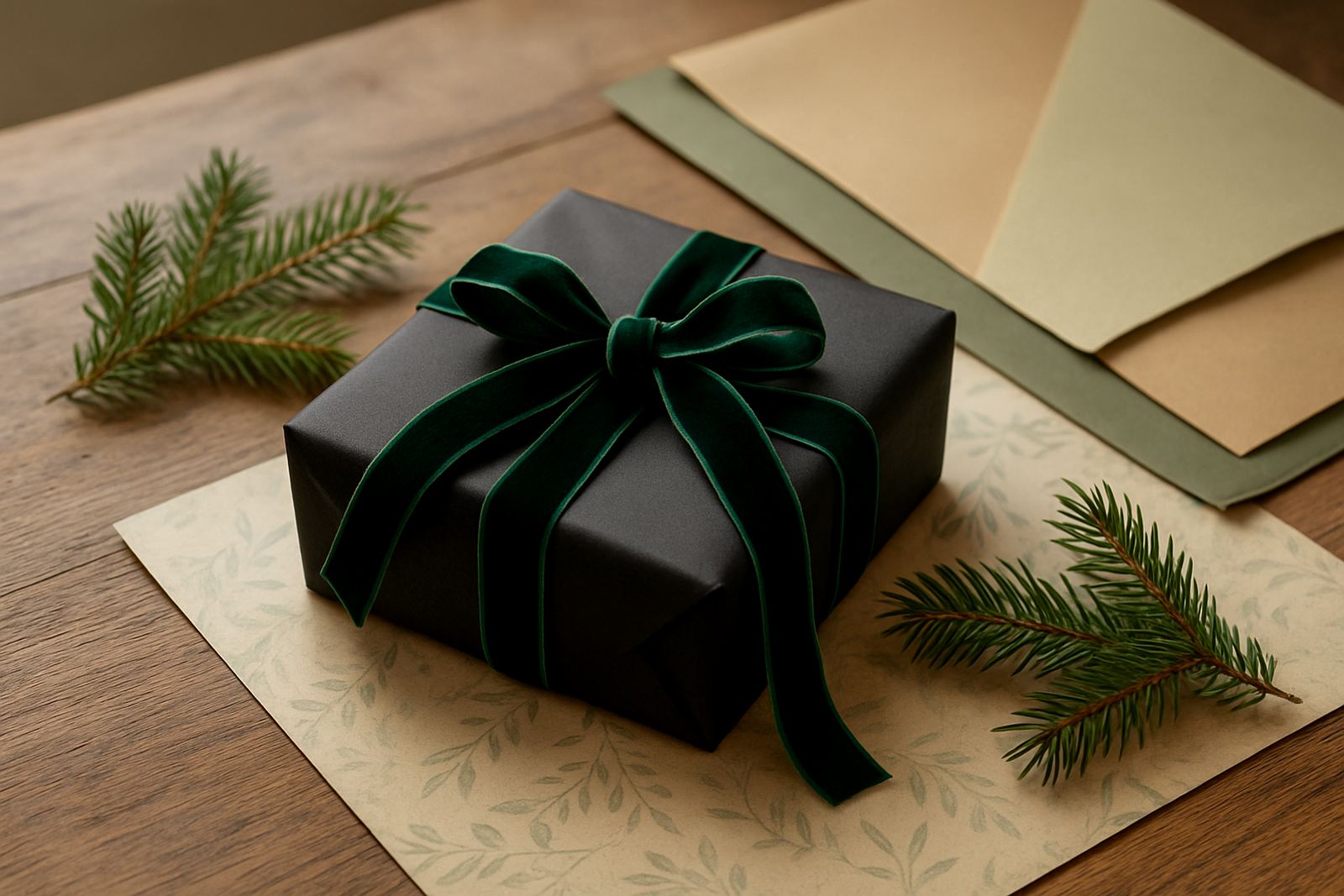 Emerald Velvet Ribbon